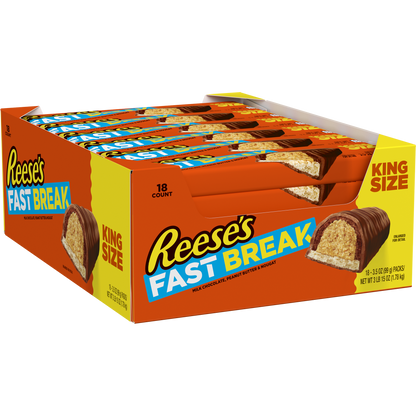 미국직구 리세스 Fast Break, King Size, 3.5 oz, 18 ct