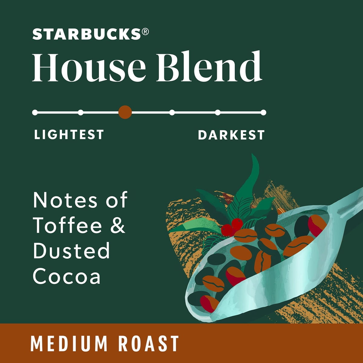 미국직구 Starbucks House Blend 커피 1.1kg / Starbucks House Blend Medium Roast Whole Bean Coffee 3