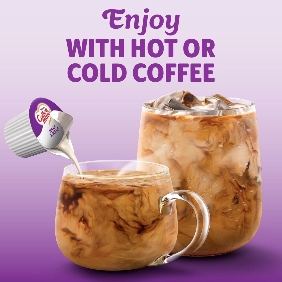 미국직구 Coffee mate Half 커피 9ml 180팩 / Coffee mate Half & Half Liquid Creamer Singles, 9ml, 1 4