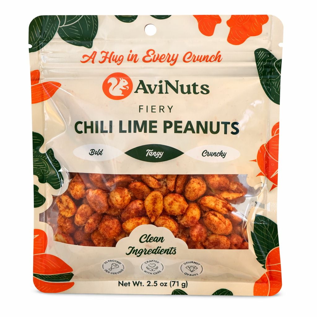미국직구 Chili Lime Peanuts 견과 71g 2팩 / Chili Lime Peanuts, Spicy Roasted Peanut Snack Pack, O 5