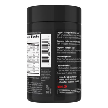 미국직구 영양제 Weider Prime Testosterone Support, 120 Capsules