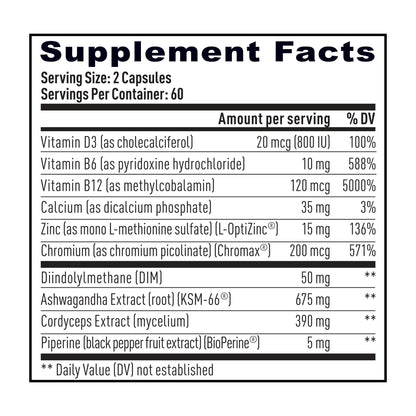 미국직구 영양제 Weider Prime Testosterone Support, 120 Capsules