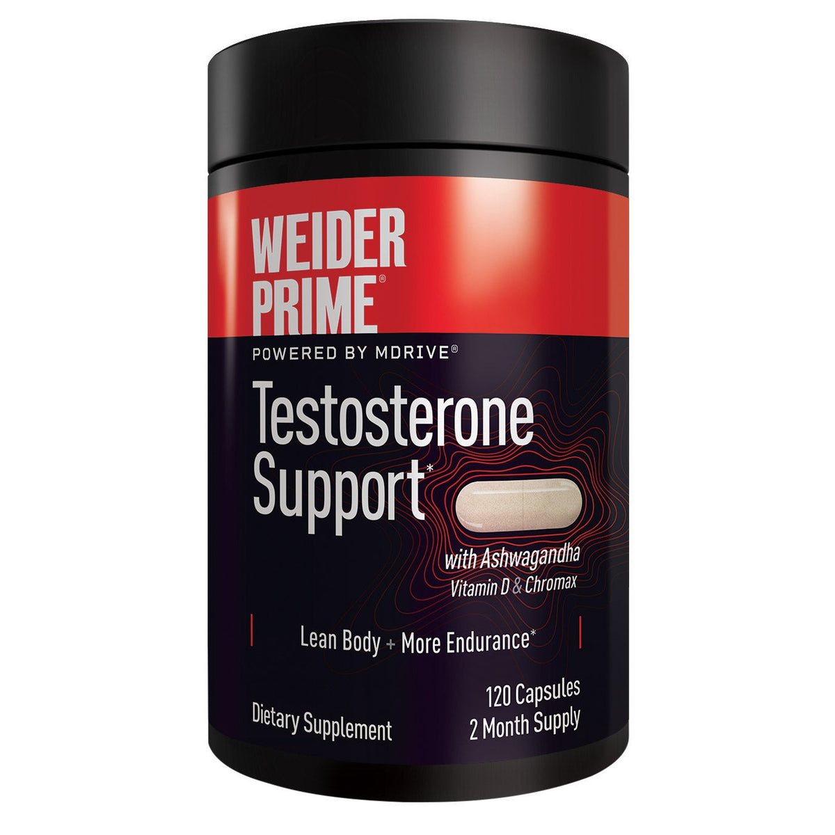 미국직구 영양제 Weider Prime Testosterone Support, 120 Capsules