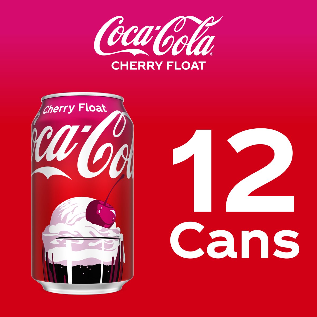 미국직구 Coca-Cola Cherry Float 355ml 12팩 / Coca-Cola Cherry Float Soda Pop Fridge Pack Cans,  5