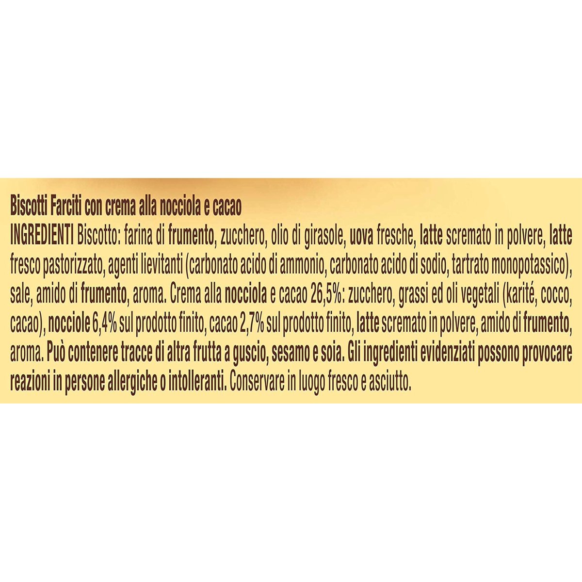 미국직구 3x Mulino Bianco 견과 168g 4팩 / 3x | Mulino Bianco: "I Baiocchi" Cookies With Cream Haz 4