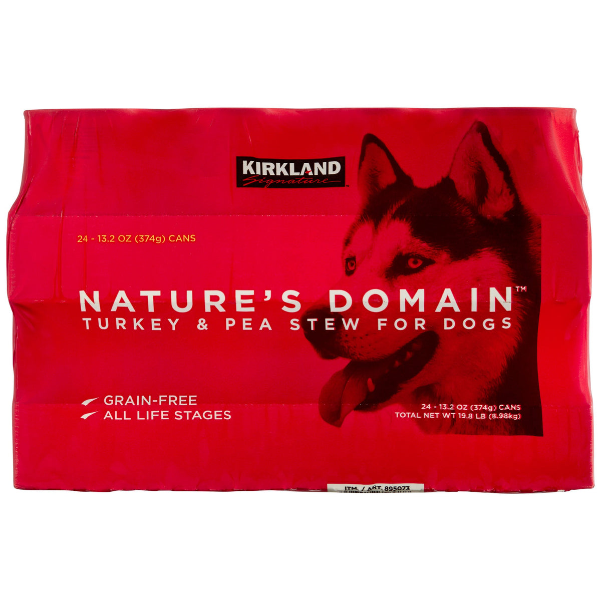 미국직구 커클랜드 강아지 사료 Kirkland Signature Nature's Domain Canned Dog Food, Turkey & Pea Stew, 13.2 oz, 24-count