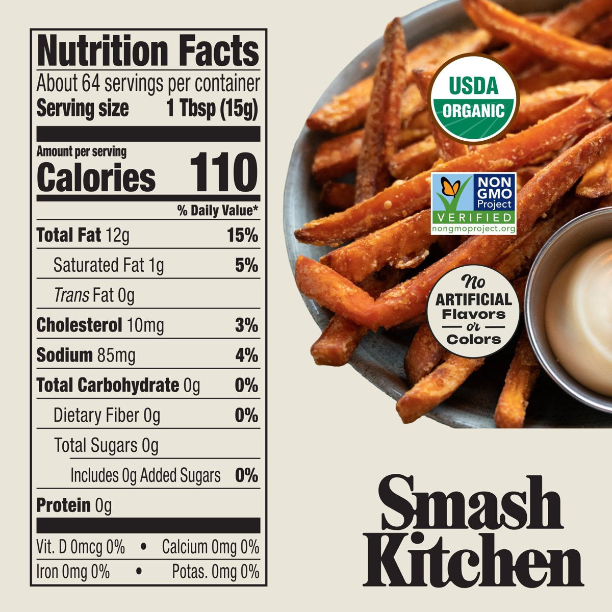 미국직구 Smash Kitchen USDA 907g / Smash Kitchen USDA Organic Real Mayonnaise, 907g Jar 2