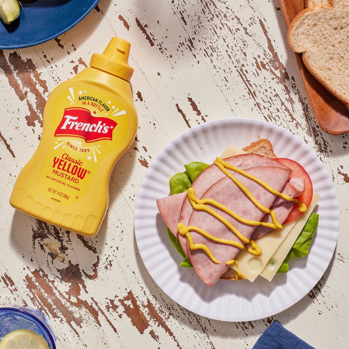 미국직구 French s 100 850g / French s 100 Natural Classic Yellow Mustard 850g 2 pk 4