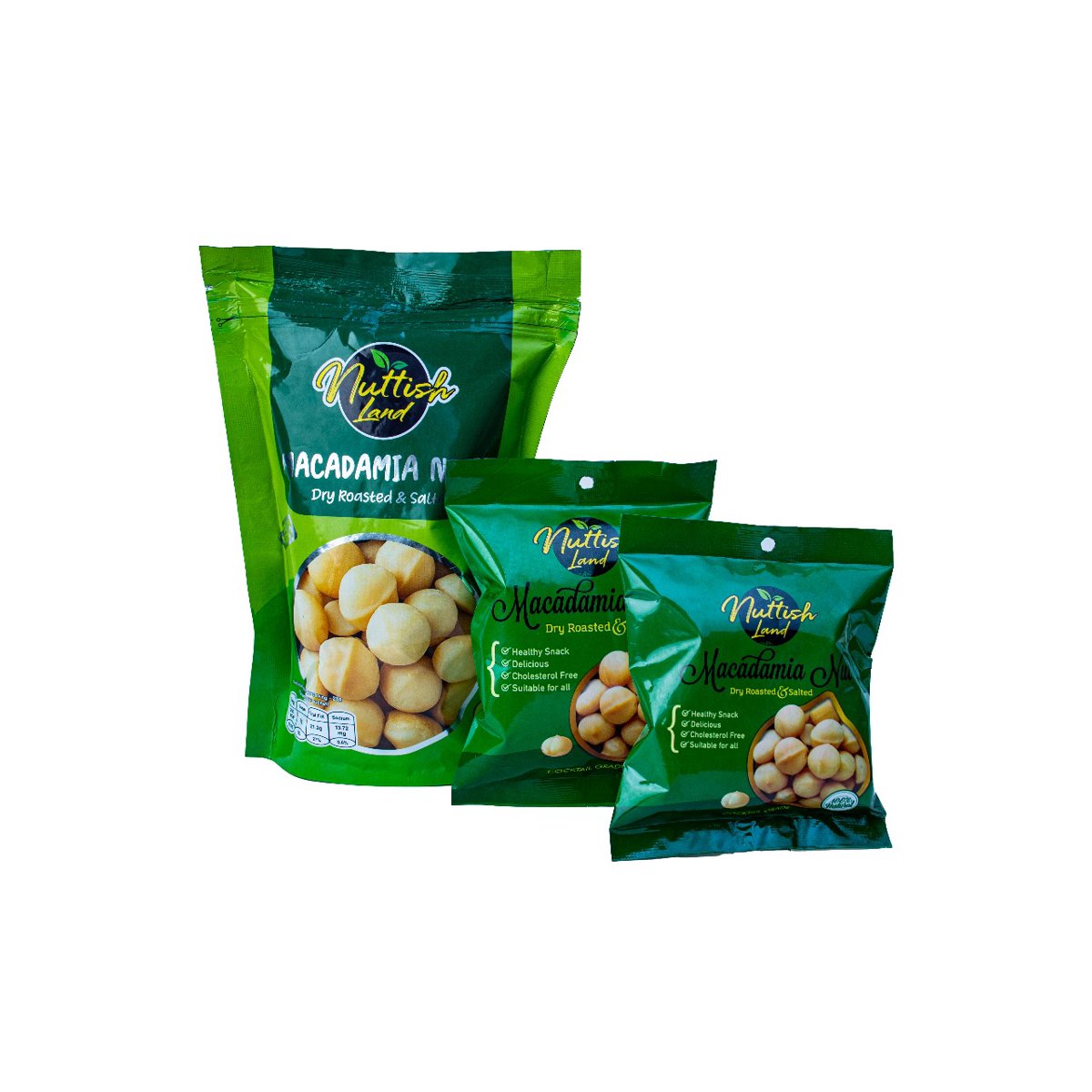미국직구 Nuttish Land Macadamia 견과 250g / Nuttish Land Macadamia Nuts Dry Roasted and Salted,  3