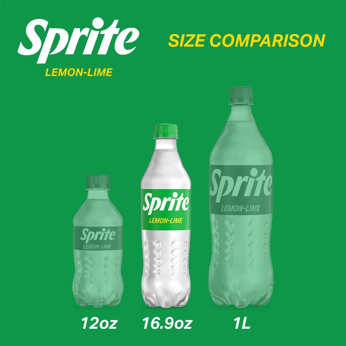 미국직구 스프라이트 Lemon-Lime Caffeine Free Soda Pop Bottles, 16.9 fl oz, 6 Pack