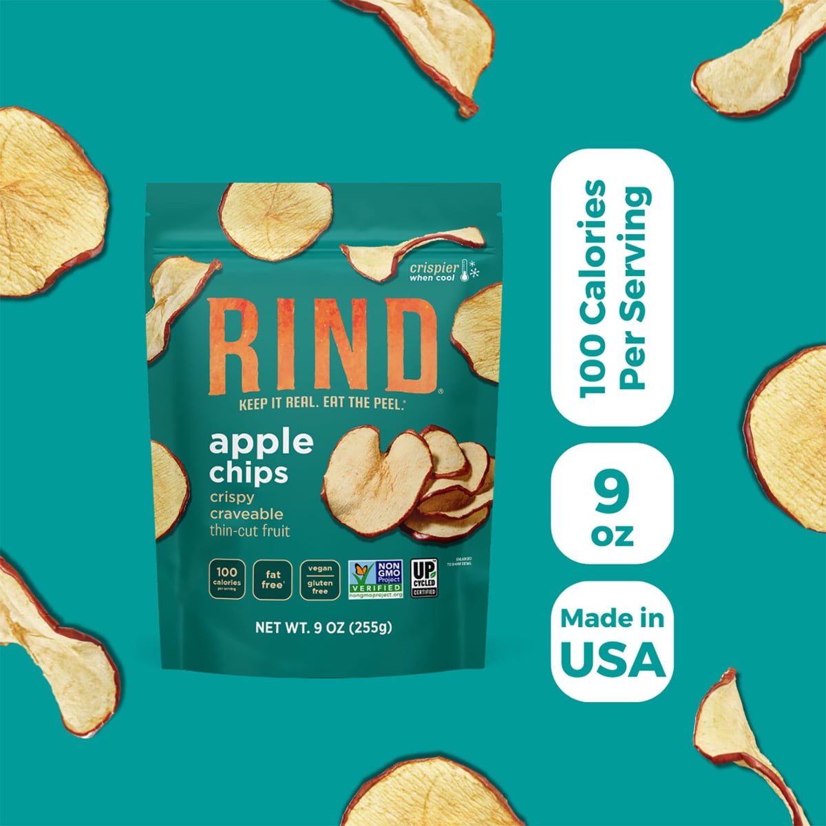 미국직구 RIND Apple Chips 255g / RIND Apple Chips, 255g 3