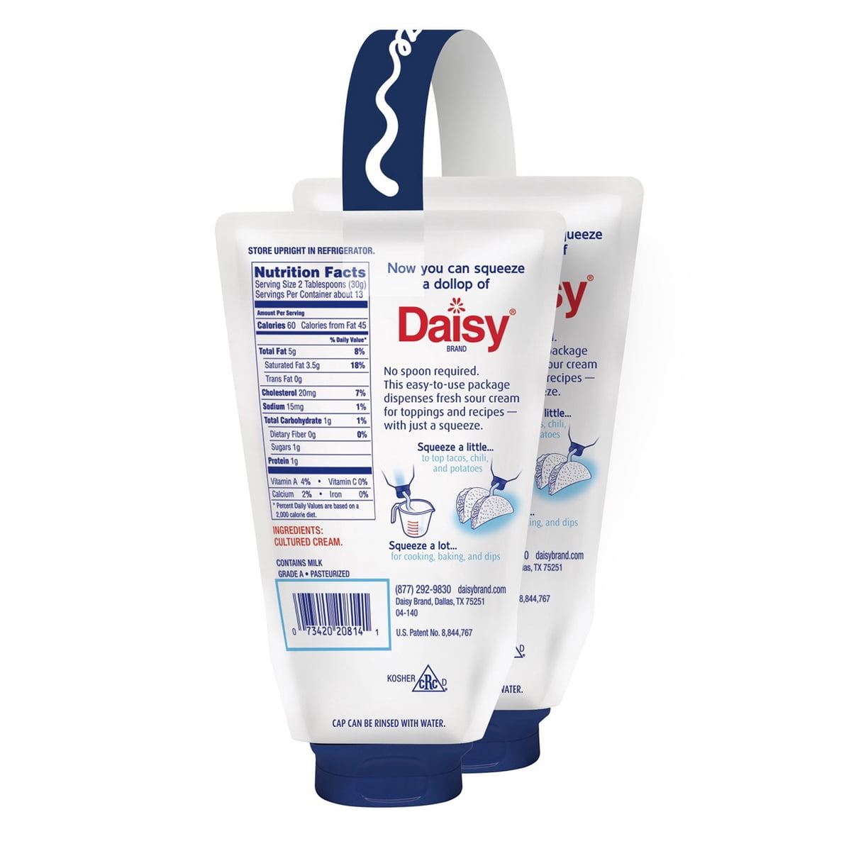 미국직구 Daisy Brand Pure 414ml / Daisy Brand Pure and Natural Sour Cream, 414ml, 2 pk. 3