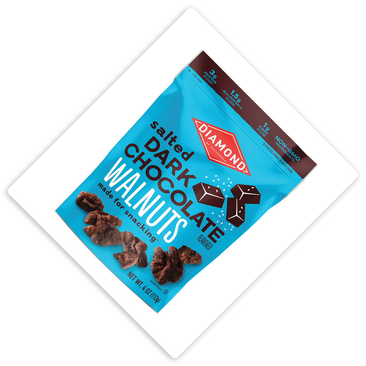 미국직구 Diamond of California 초콜릿 113g / Diamond of California Salted Dark Chocolate Walnut,  4