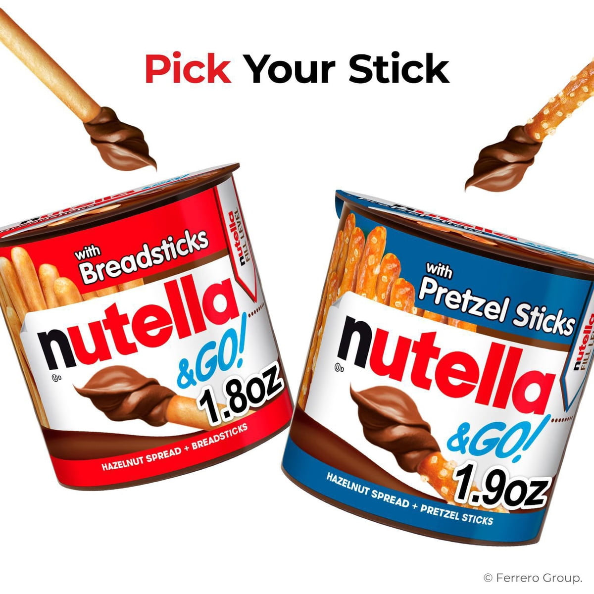 미국직구 Nutella & GO 견과 51g / Nutella & GO! Hazelnut and Cocoa Spread + Breadsticks, 51g, 16  4