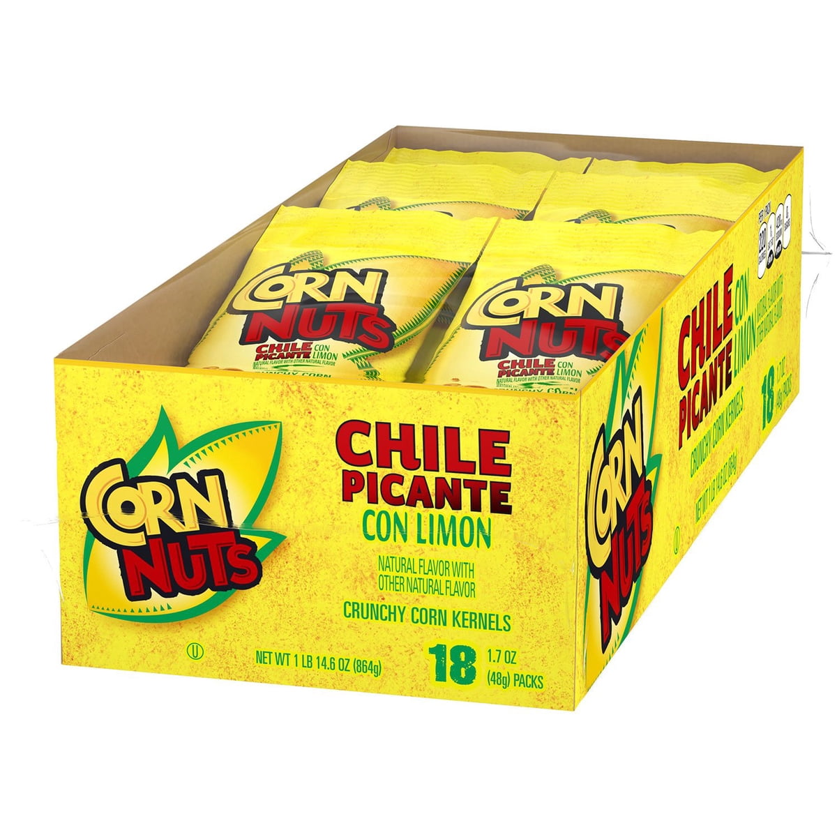 미국직구 Corn 견과 48g / Corn Nuts Chile Picante con Limon Crunchy Corn Kernels, 48g, 18 pk. 3