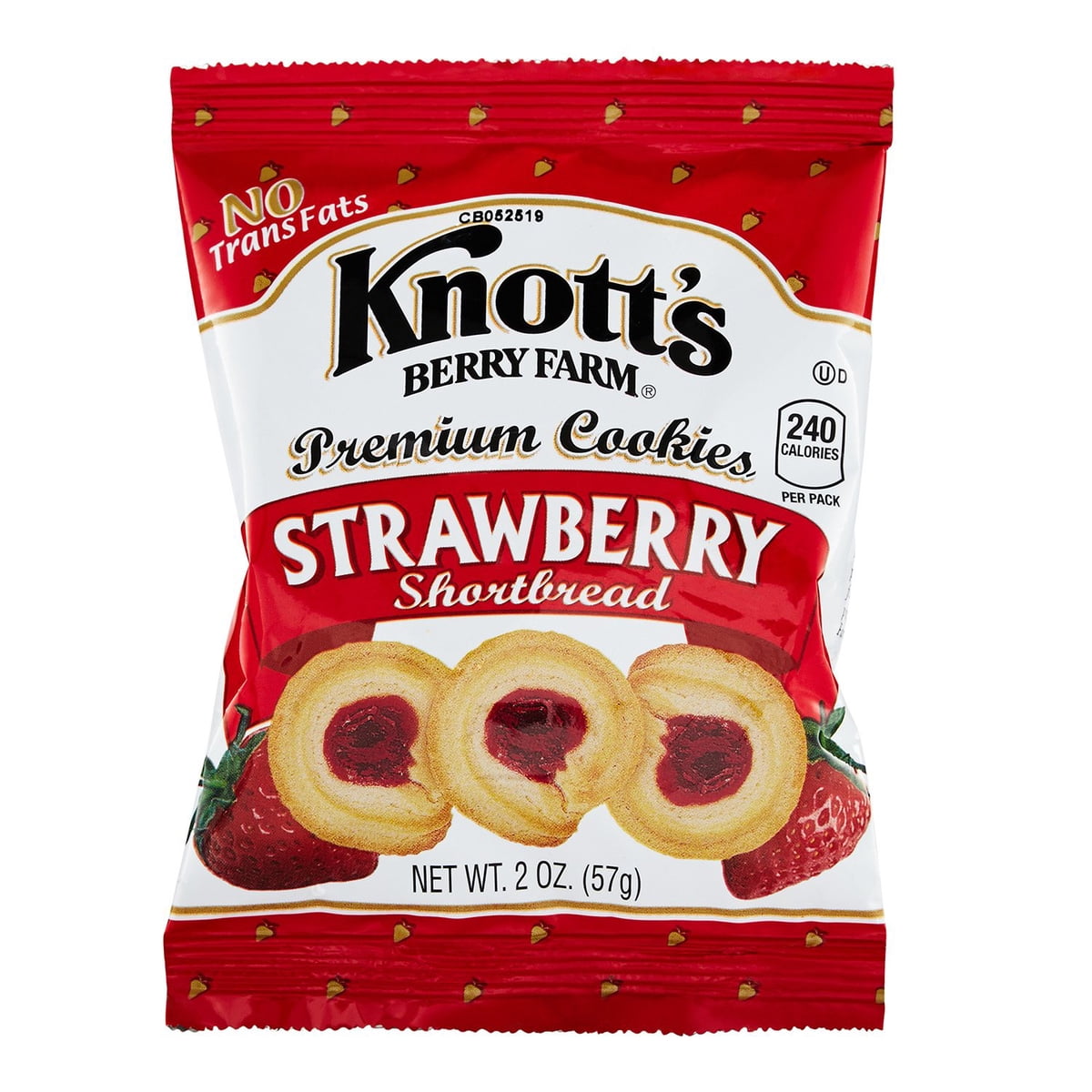 미국직구 Knott's Berry Farm 과자 57g / Knott's Berry Farm Strawberry Shortbread Cookies, 57g, 36 5