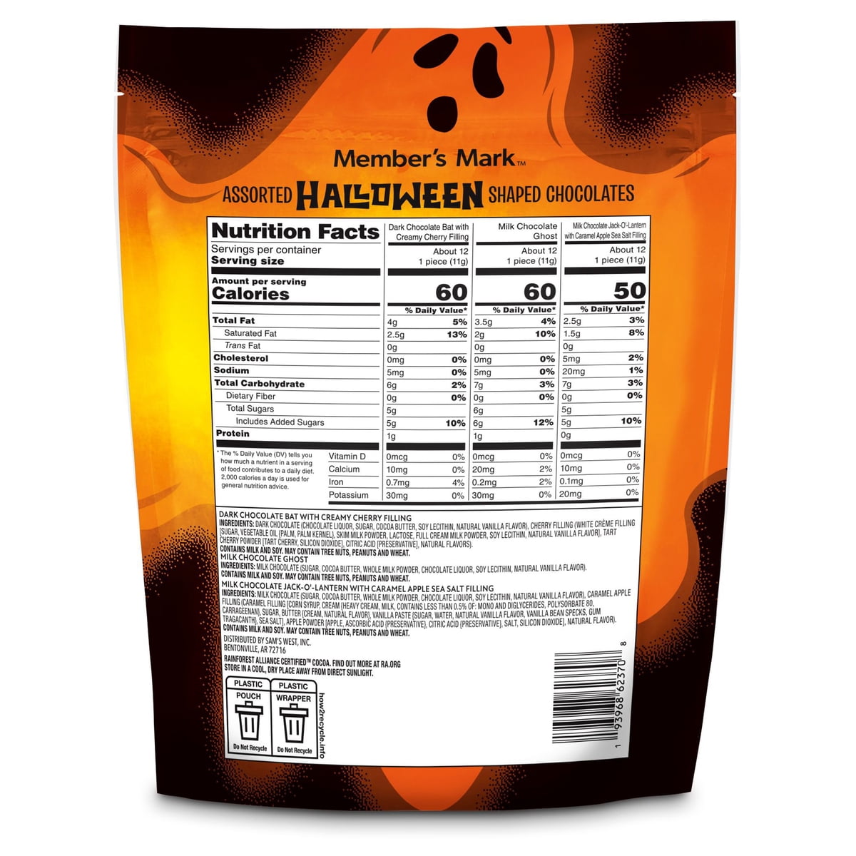 미국직구 멤버스마크 초콜릿 454g / Member's Mark Assorted Halloween Shaped Chocolates, 454g 2