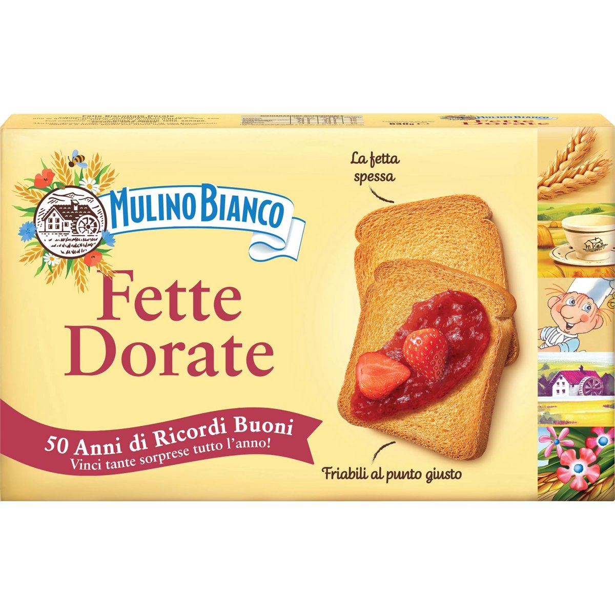 미국직구 3 Pack Mulino 과자 6g 3팩 / 3 Pack | Mulino Bianco Fette Biscottate Le Dorate 72 Fette 6 2