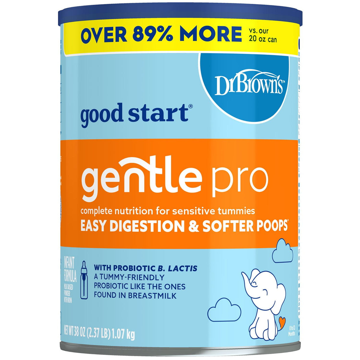 미국직구 Dr. Browns 1.1kg / Dr. Browns, Good Start GentlePro Infant Formula with Iron, 1.1kg 1