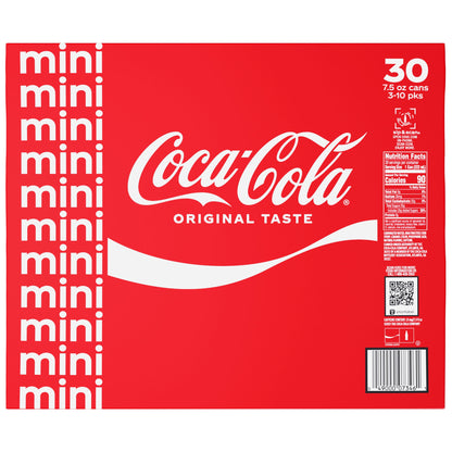 미국직구 코카콜라 Original Taste Mini Cans, 7.5 fl oz, 30 ct