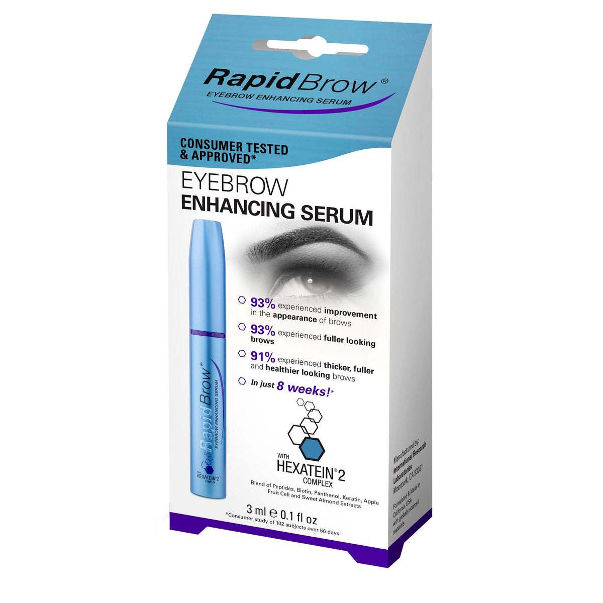 미국직구 래피드브로우 3ml 2팩 / RapidBrow Eyebrow Enhancing Serum, 3ml, 2-pack 3