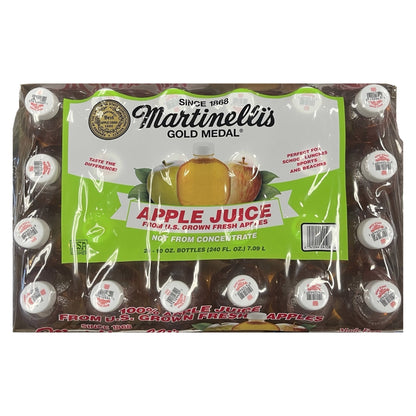 미국직구 Martinelli's 100% Apple Juice, 10 fl oz PET Bottle, 24 ct