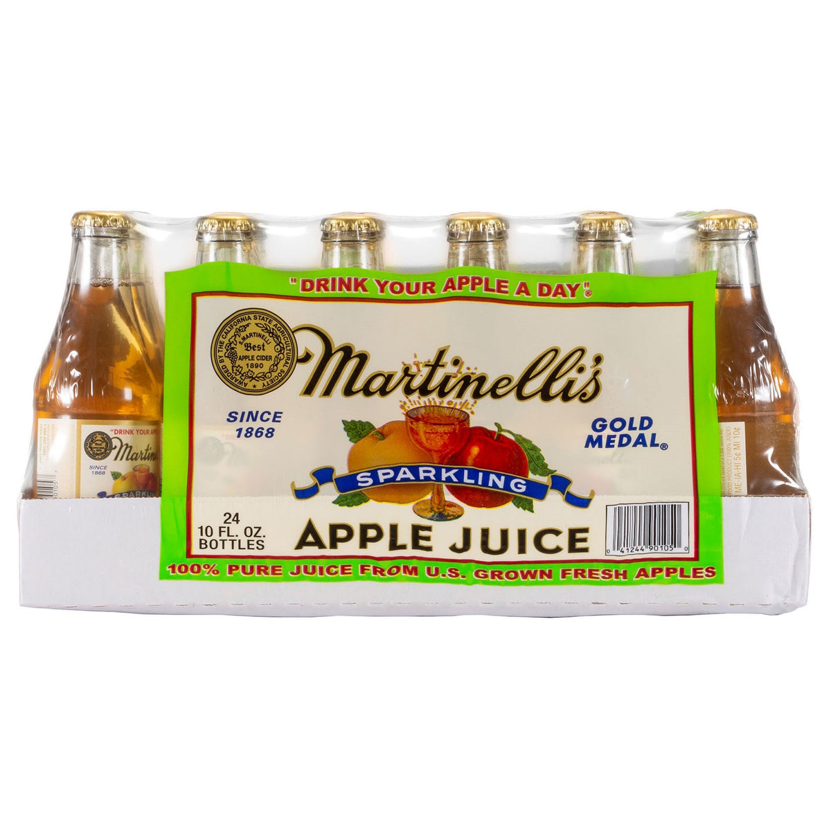 미국직구 Martinelli's Sparkling Apple Juice, 10 fl oz, 24 ct