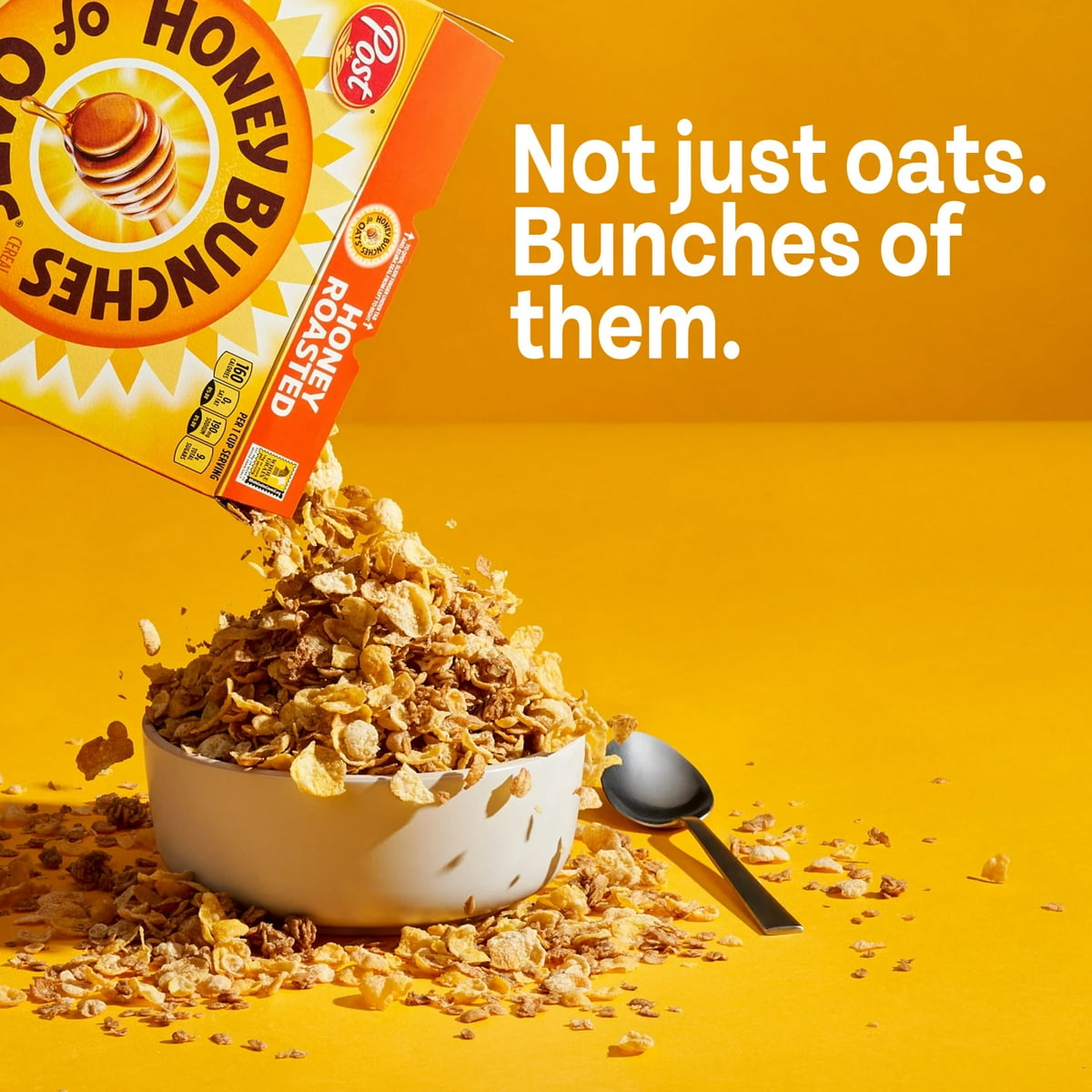 미국직구 Post Honey Bunches 57g 2팩 / Post Honey Bunches of Oats Honey Roasted Breakfast Cereal 2