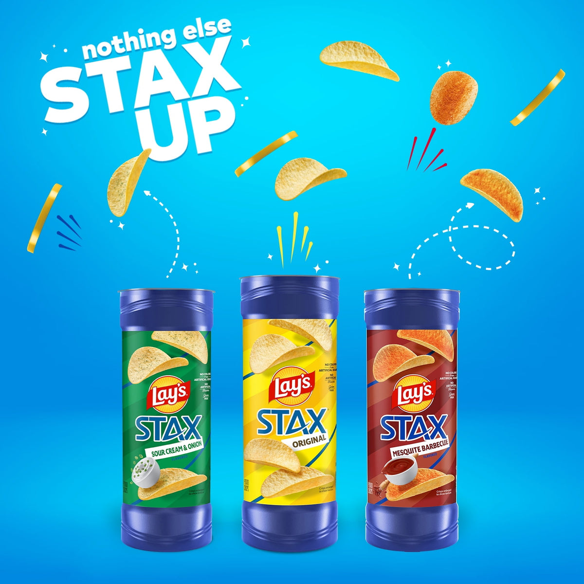 미국직구 레이즈 Stax Original Potato Chips, 5.75 oz, Plastic Canister