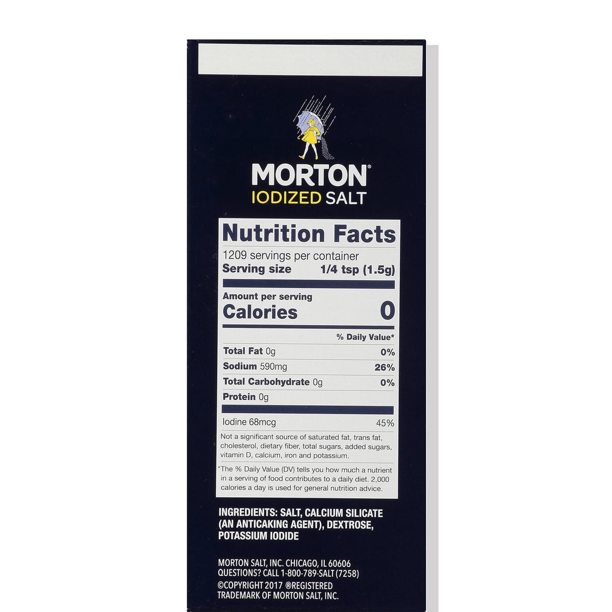미국직구 Morton Iodized Salt 1.8kg / Morton Iodized Salt, 1.8kg 2
