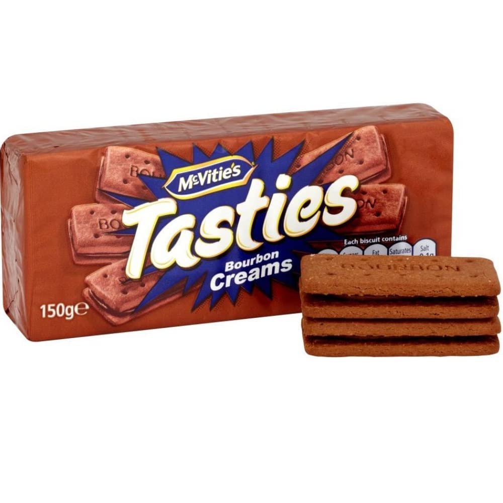 미국직구 3x Mcvities Tasties 과자 6g 4팩 / 3x | Mcvities Tasties Bourbon Creams Biscuits 150G (Pa 2