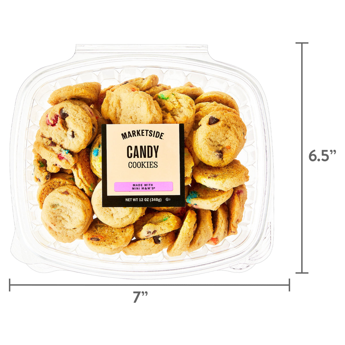 미국직구 엠앤엠즈 Marketside Mini 's Candy Cookies, 12 oz