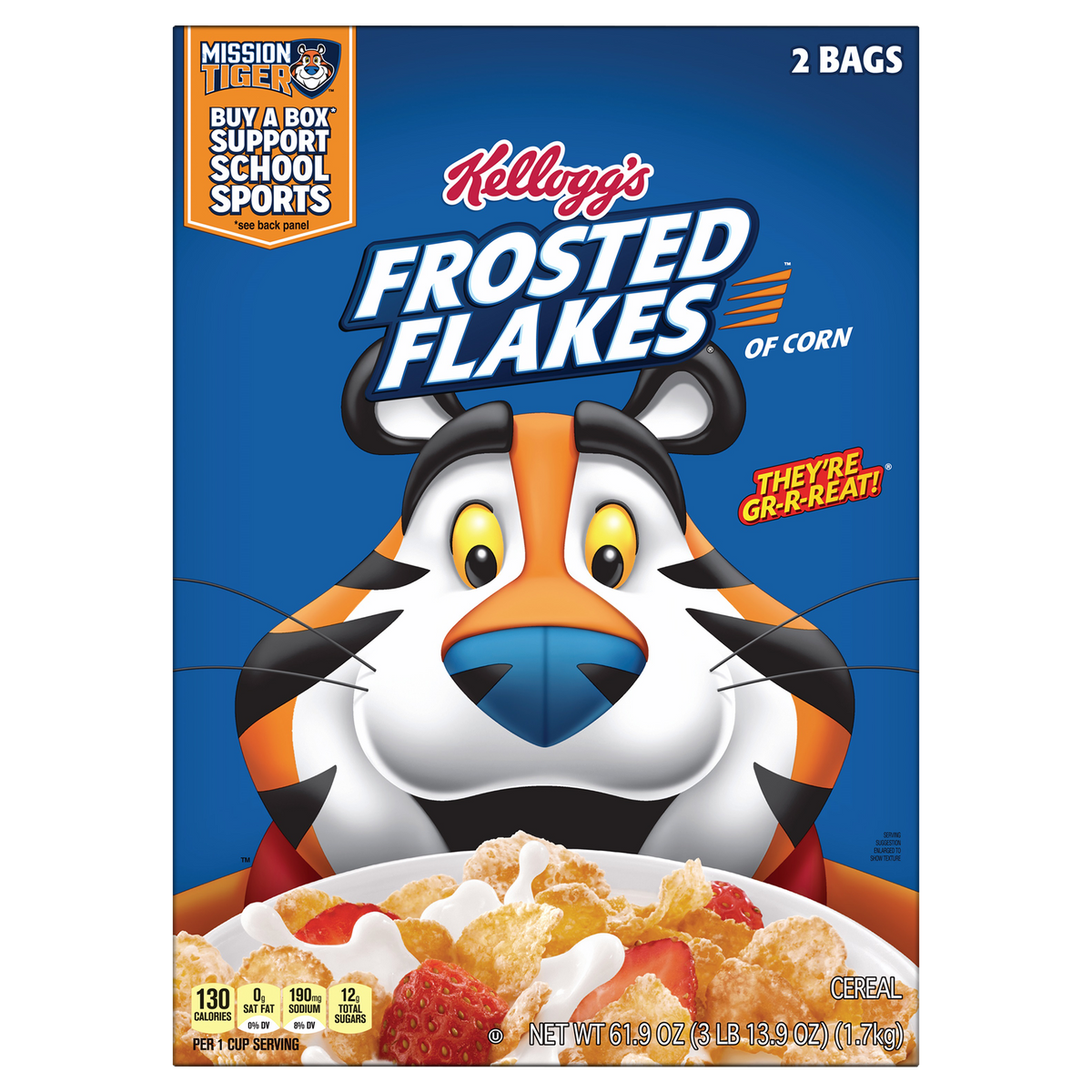 미국직구 프로스티드 플레이크 Kellogg's  Cereal, 61.9 oz