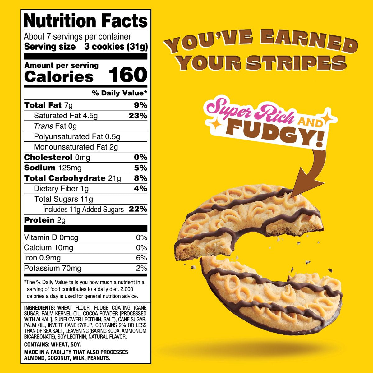 미국직구 3x Back To 과자 / 3x | Back To Nature - Fudge Striped Cookies - Made With Ingredients L 4