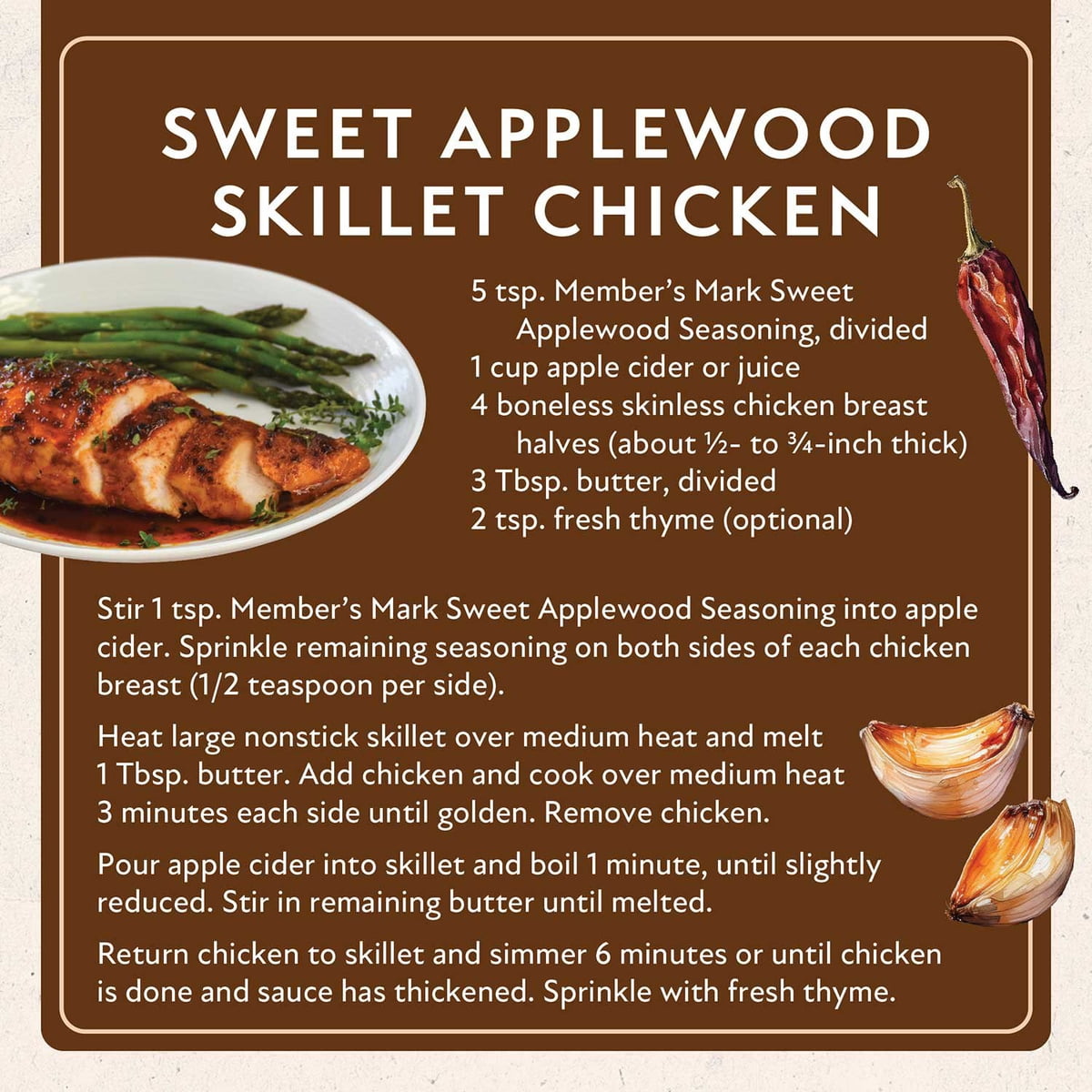 미국직구 Member s Mark 275g / Member’s Mark Sweet Applewood Seasoning Blend, 275g 4