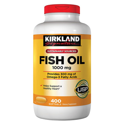 미국직구 커클랜드 오메가3 Kirkland Signature Fish Oil 1000 mg, 400 Softgels