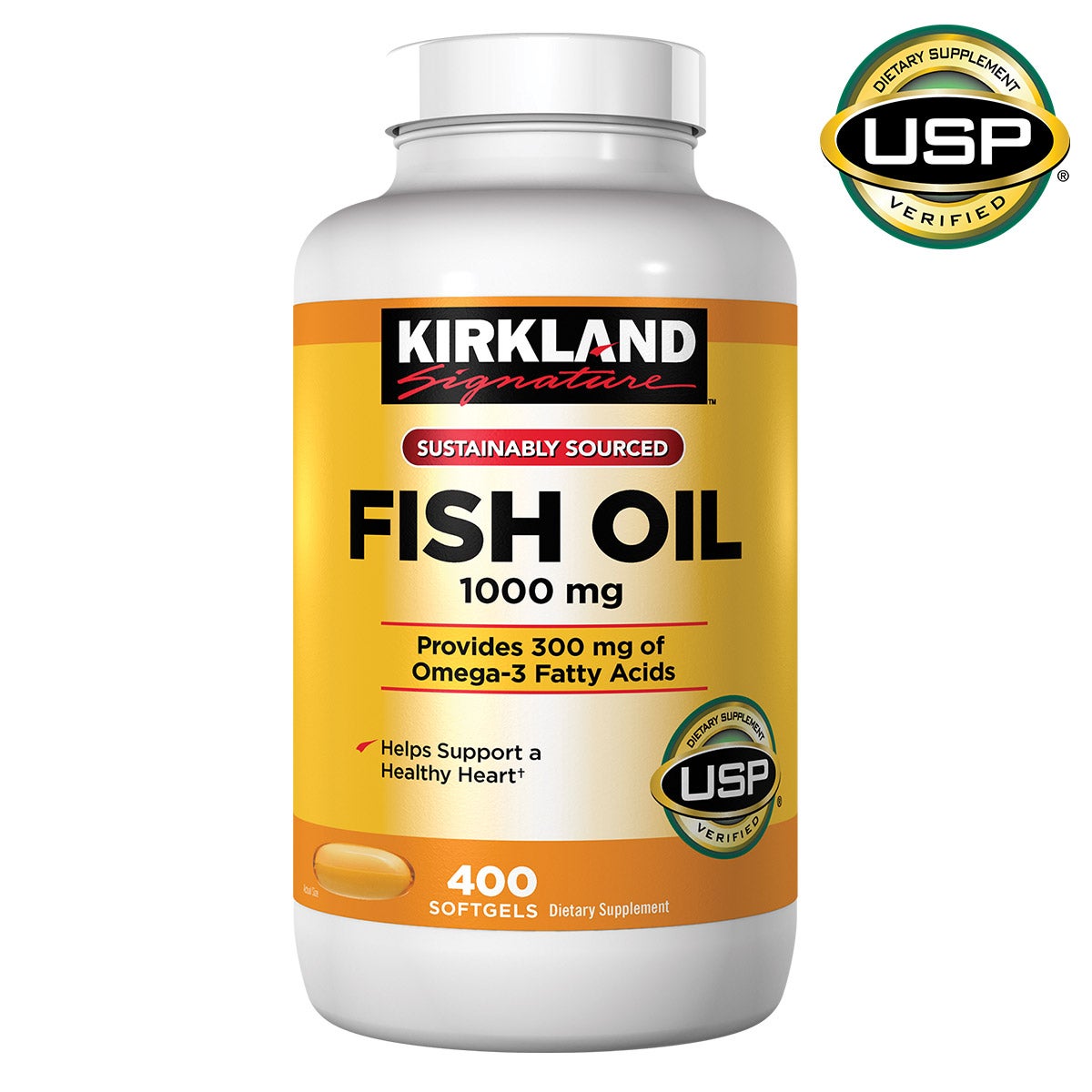 미국직구 커클랜드 오메가3 Kirkland Signature Fish Oil 1000 mg, 400 Softgels