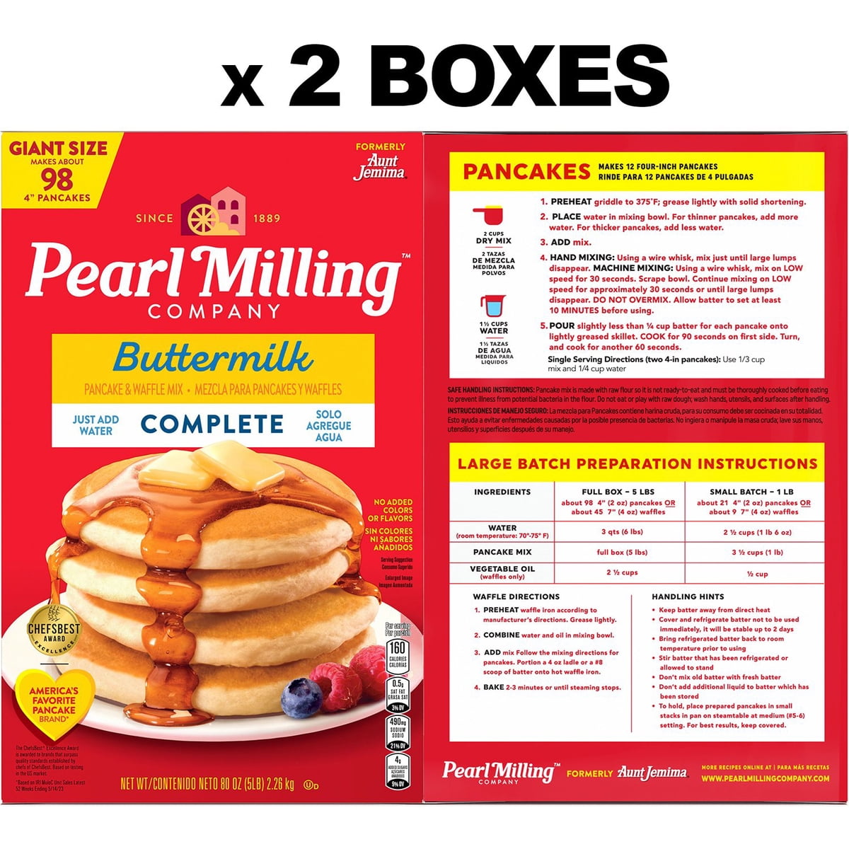 미국직구 Pearl Milling Company / Pearl Milling Company Original Complete Pancake Mix, 10 lb.,  3