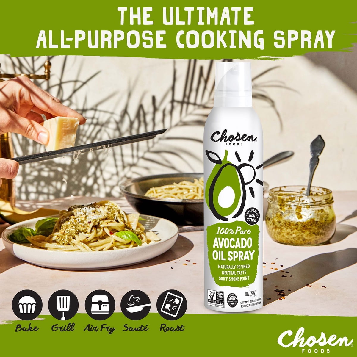 미국직구 Chosen Foods Avocado 237ml / Chosen Foods Avocado Oil Cooking Spray 237ml, 2 pk. 4