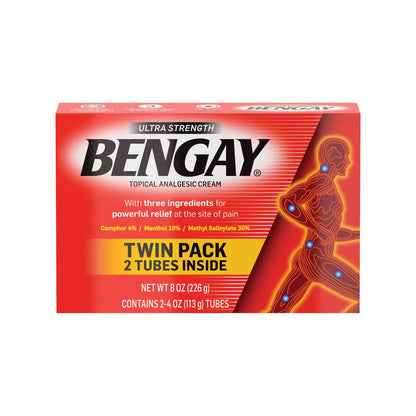 미국직구 벤게이 외용 파스·겔 Ultra Strength BENGAY, Non-Greasy Topical Pain Relieving Cream, 8 Ounces