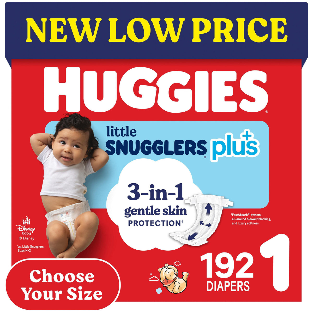 미국직구 하기스 리틀스너글러 플러스 기저귀 / Huggies Little Snugglers Plus Baby Diapers