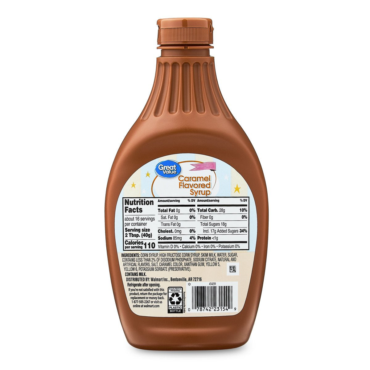 미국직구 Great Value Caramel 624g 2팩 / Great Value Caramel Syrup, 624g, 2 Pack Bundle 5