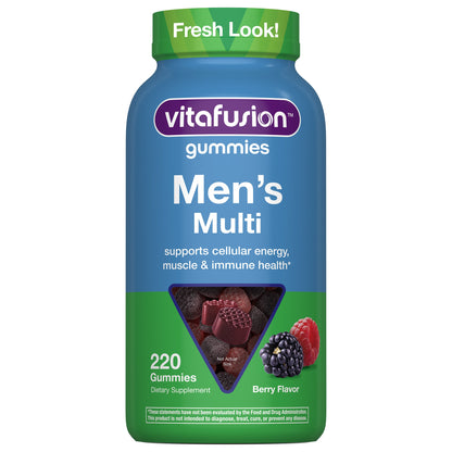 미국직구 비타퓨전 종합비타민 vitafusion Men's Multivitamin Gummies, 220 Gummies