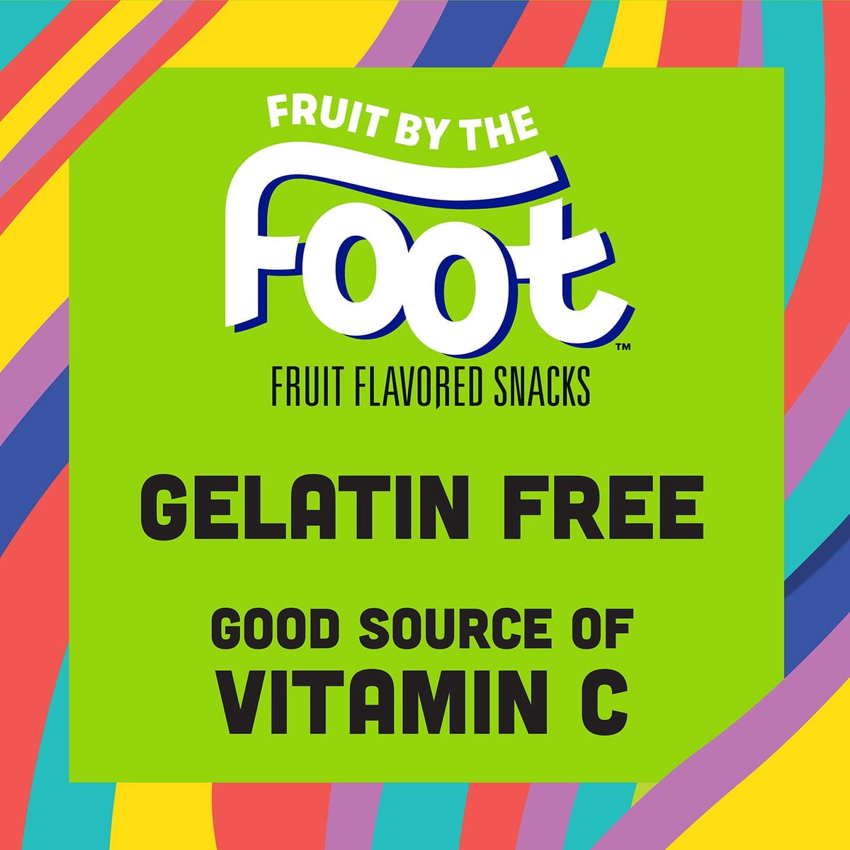 미국직구 Fruit By The 21g / Fruit By The Foot Tie-Dye Fruit Flavored Snacks Variety Pack, 21g, 6