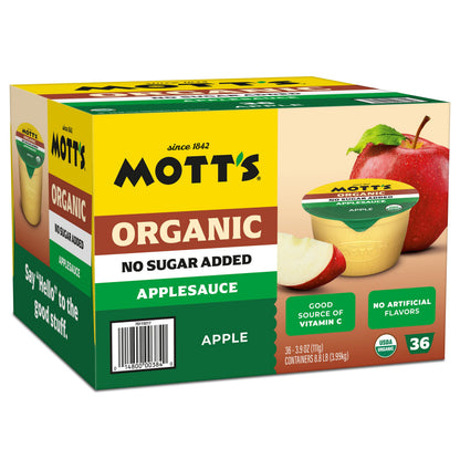 미국직구 Mott's Organic Applesauce, 3.9 oz, 36 ct