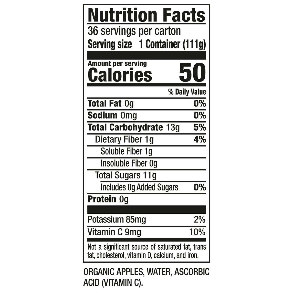미국직구 Mott's Organic Applesauce, 3.9 oz, 36 ct