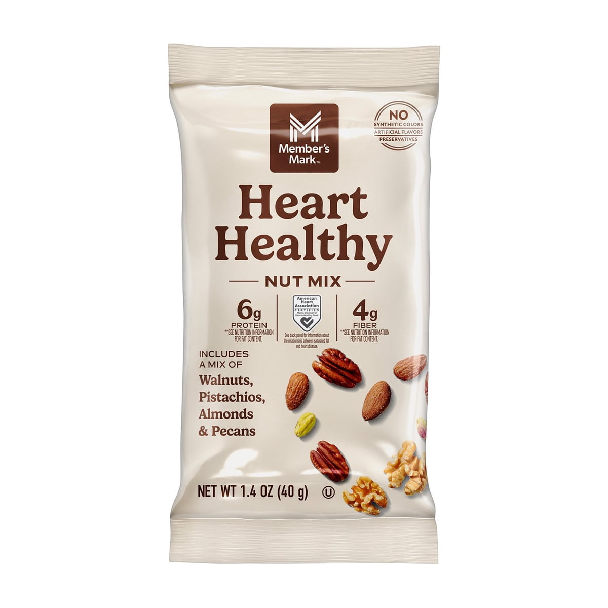 미국직구 멤버스마크 견과 40g / Member's Mark Heart Healthy Nut Mix Multipack, 40g, 18 pk. 4