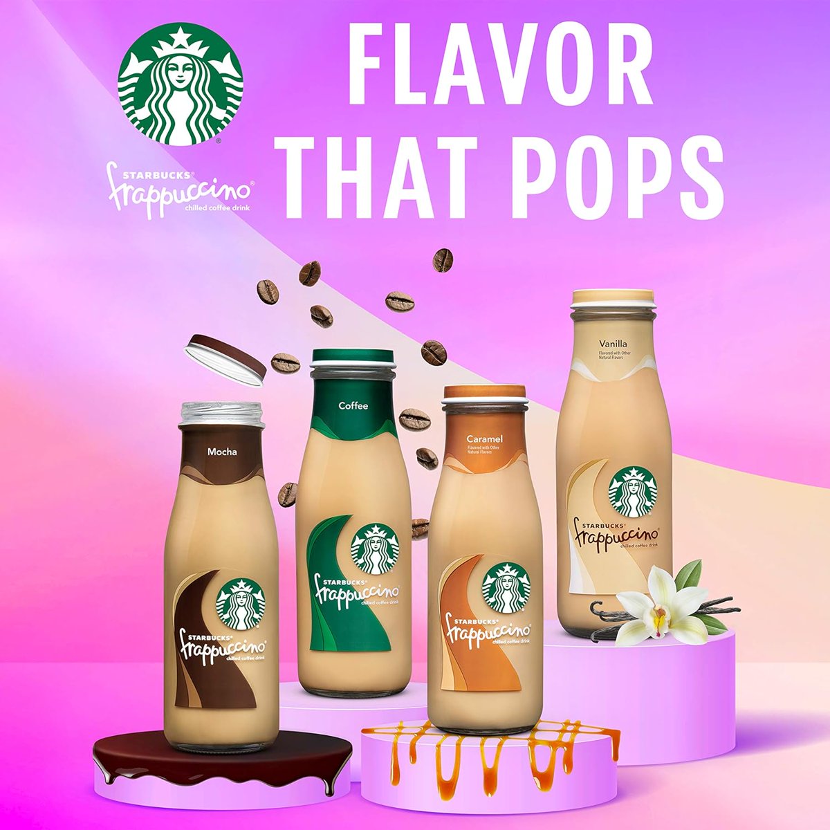 미국직구 Starbucks Frappuccino 초콜릿 405ml 2팩 / Starbucks Frappuccino White Chocolate Mocha Coff 4