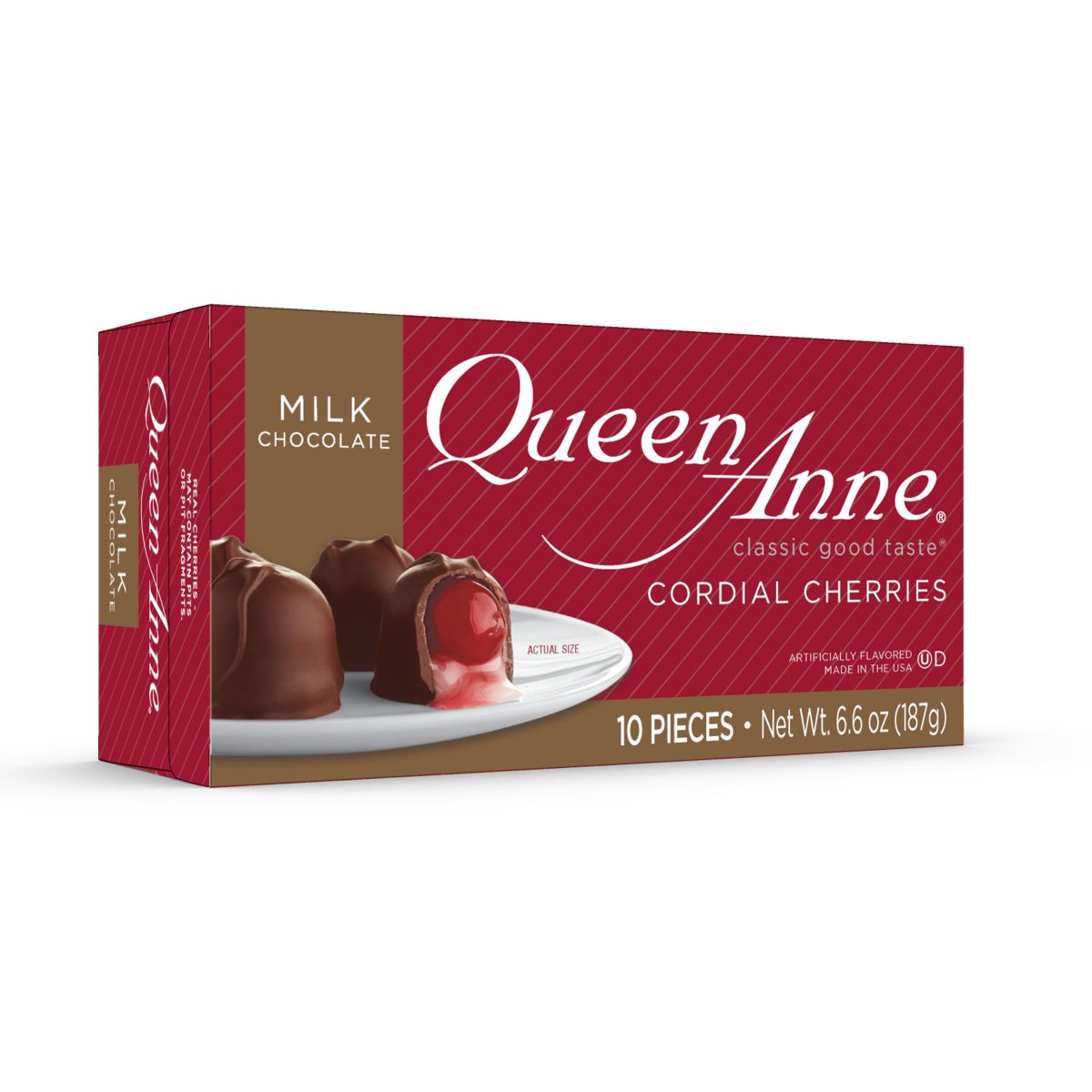 미국직구 Queen Anne 초콜릿 187g 2팩 / Queen Anne Milk Chocolate Cordial Cherries, 187g Box, 10 Pie 2