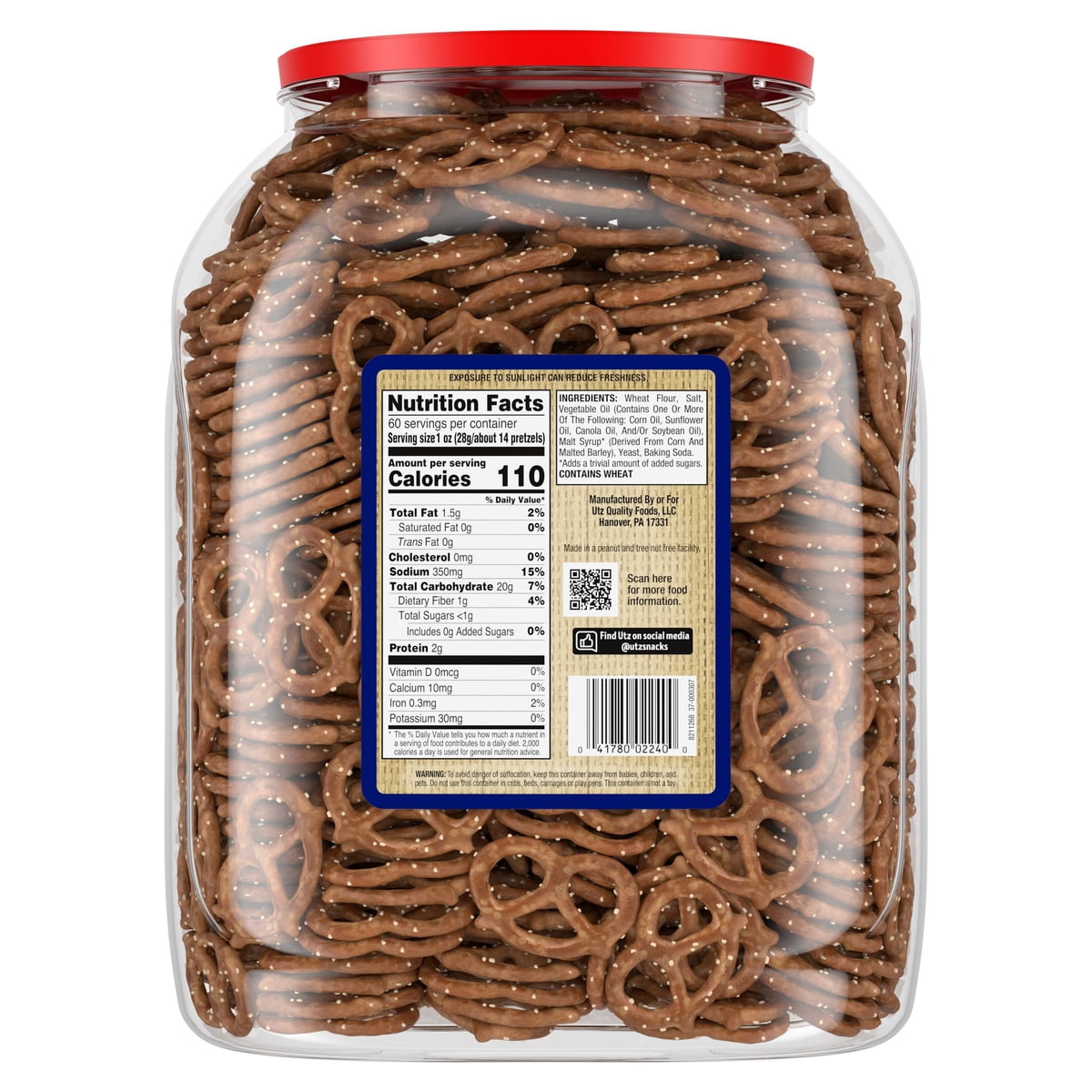 미국직구 Utz Mini Twist 1.7kg / Utz Mini Twist Pretzels, 1.7kg 4